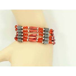Bracelet magnetique rouge
