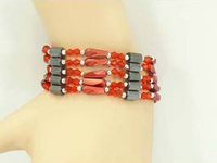 Bracelet magnetique rouge