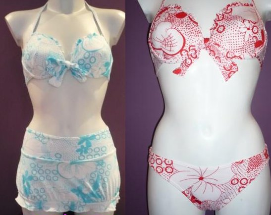 Maillot de bain et jupette